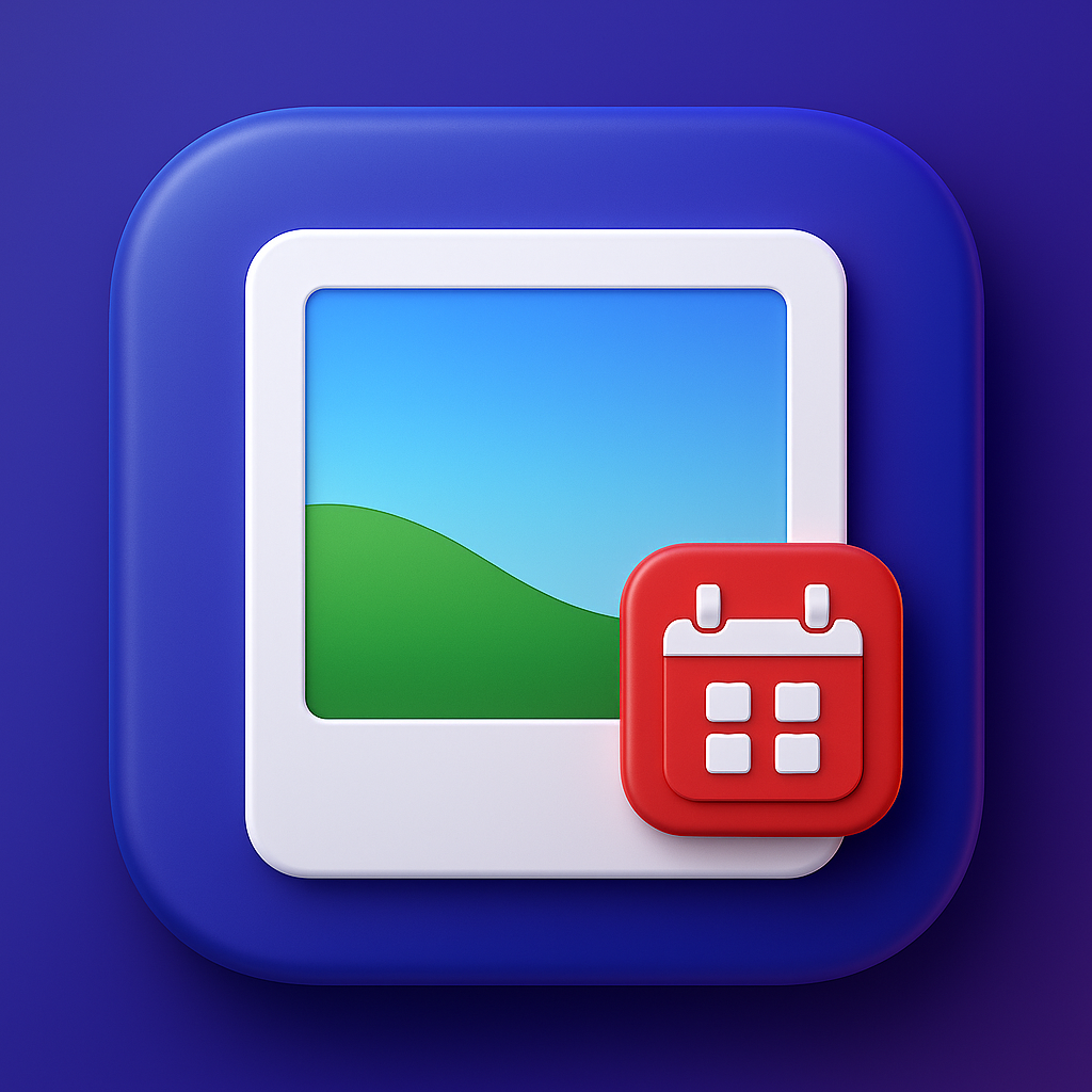 Photo Date Stamper Icon